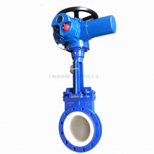 電動刀閘閥DMZ973X-10Q   DN200泥漿、空氣、渣